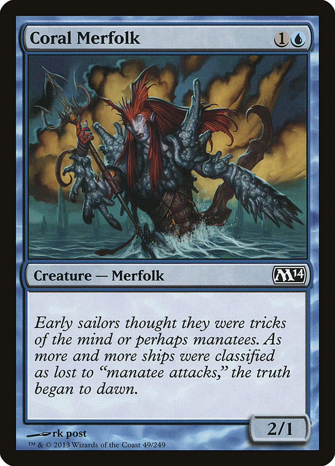 Coral Merfolk [Magic 2014] | Clutch Gaming