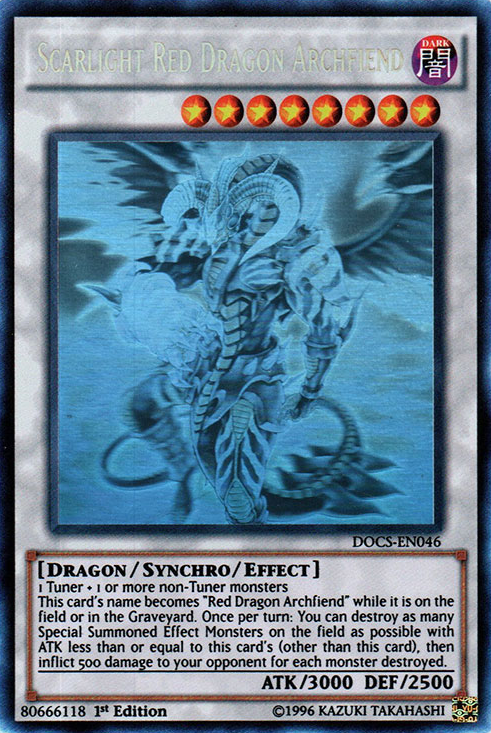 Scarlight Red Dragon Archfiend (Ghost) [DOCS-EN046] Ghost Rare | Clutch Gaming