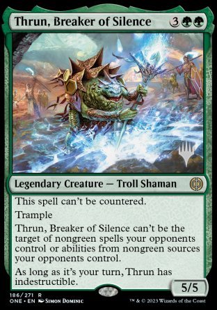 Thrun, Breaker of Silence (Promo Pack) [Phyrexia: All Will Be One Promos] | Clutch Gaming