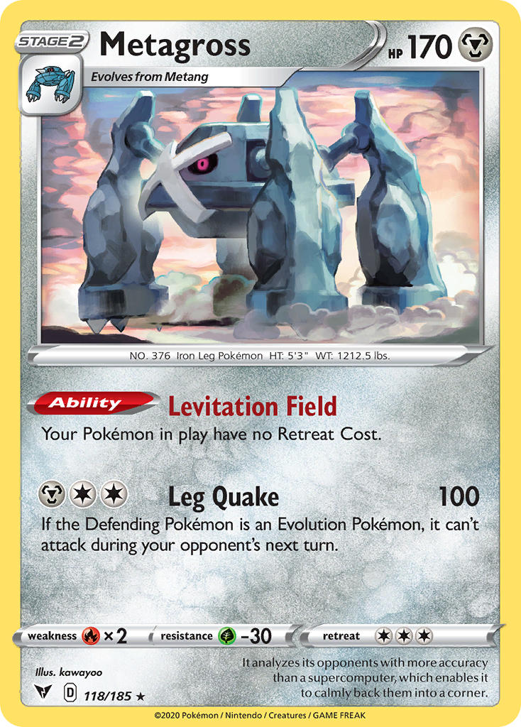 Metagross (118/185) [Sword & Shield: Vivid Voltage] | Clutch Gaming