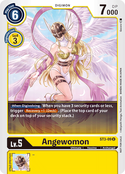 Angewomon [ST3-09] (Tamer Battle Pack) [Starter Deck: Heaven's Yellow Promos] | Clutch Gaming