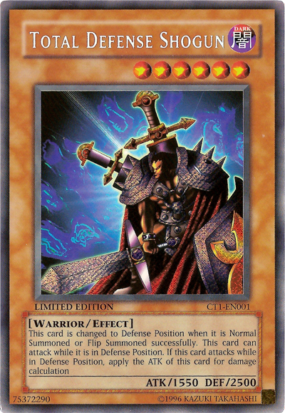 Total Defense Shogun [CT1-EN001] Secret Rare | Clutch Gaming