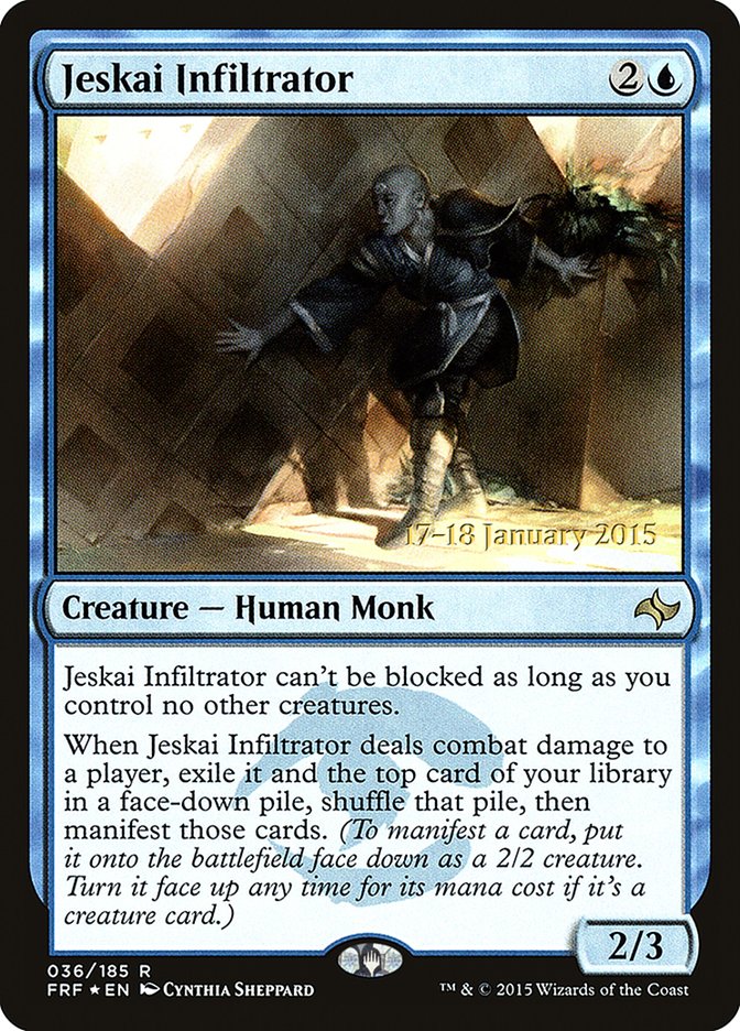 Jeskai Infiltrator [Fate Reforged Prerelease Promos] | Clutch Gaming