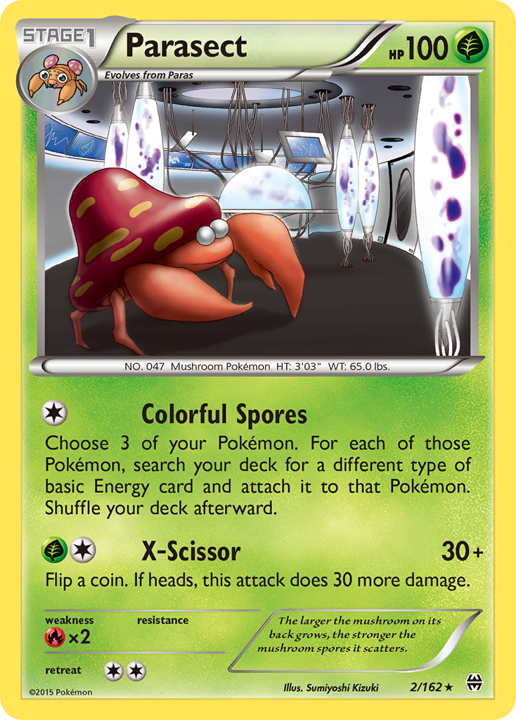 Parasect (2/162) [XY: BREAKthrough] | Clutch Gaming