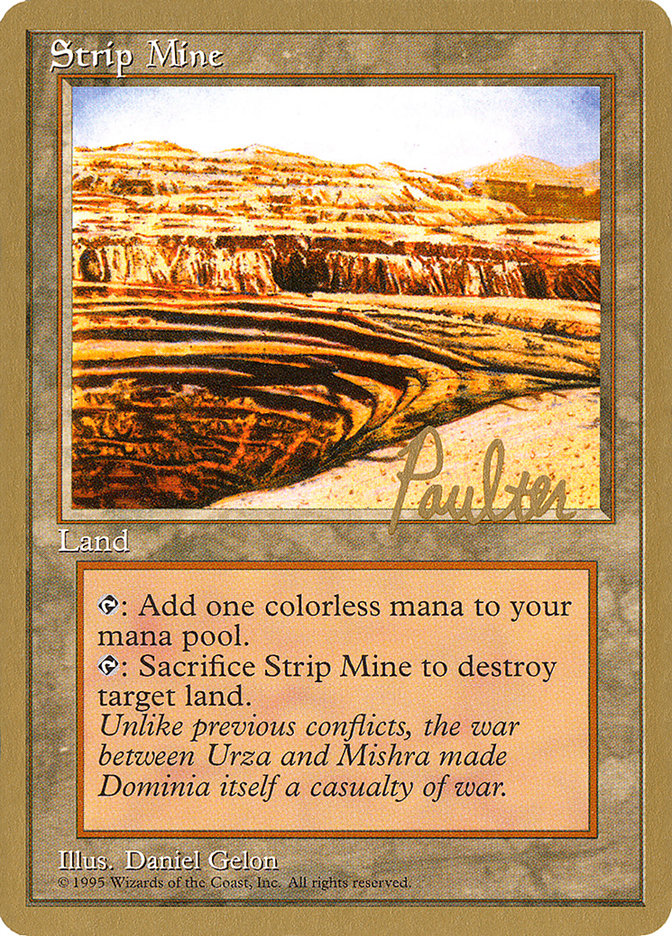 Strip Mine (Preston Poulter) [Pro Tour Collector Set] | Clutch Gaming