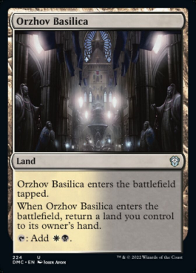 Orzhov Basilica [Dominaria United Commander] | Clutch Gaming