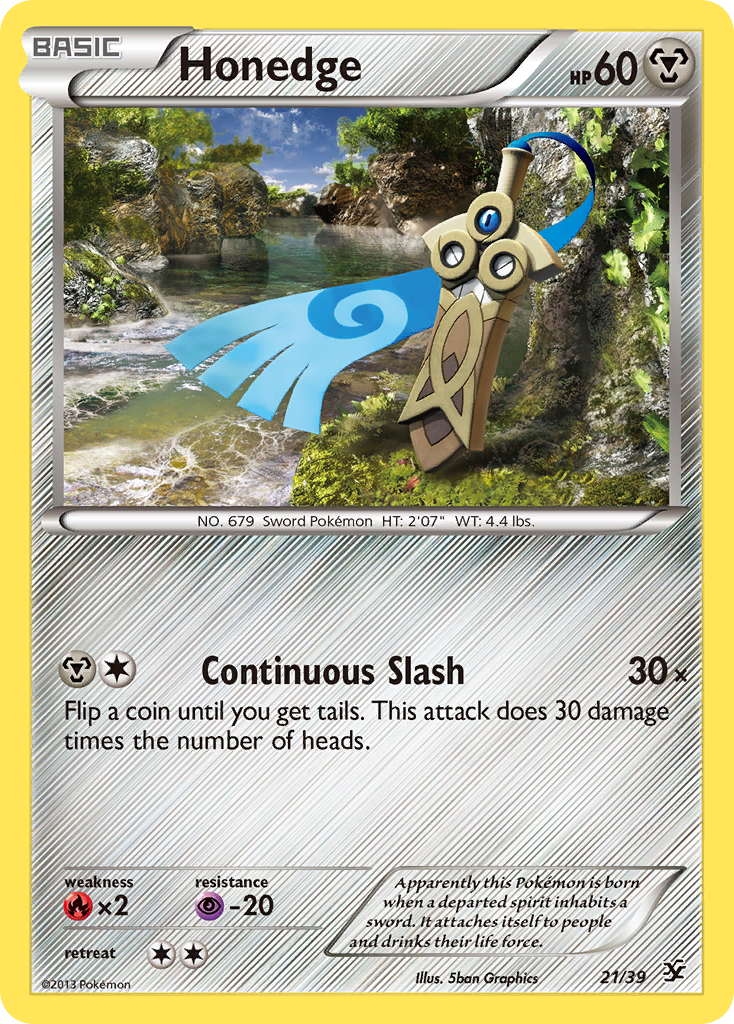 Honedge (21/39) [XY: Kalos Starter Set] | Clutch Gaming