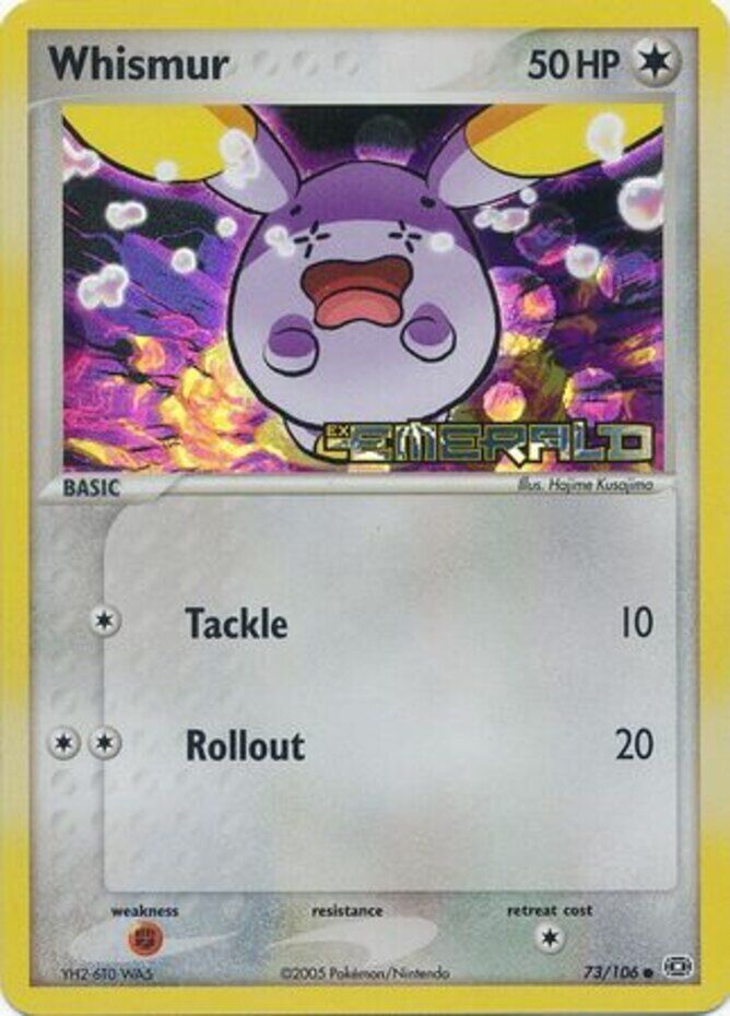 Whismur (73/106) (Stamped) [EX: Emerald] | Clutch Gaming