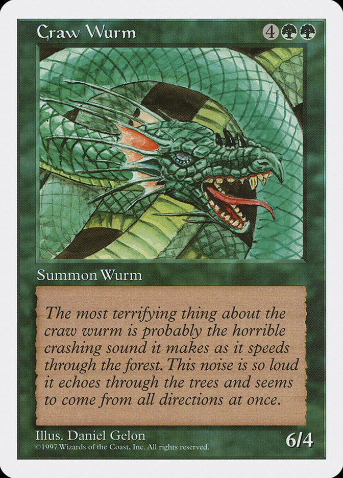 Craw Wurm [Fifth Edition] | Clutch Gaming