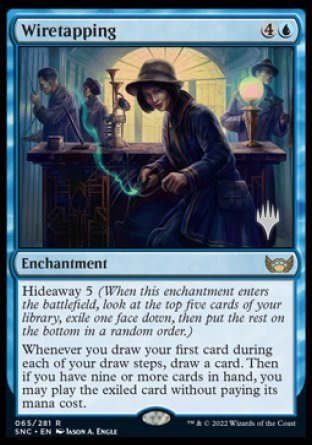 Wiretapping (Promo Pack) [Streets of New Capenna Promos] | Clutch Gaming