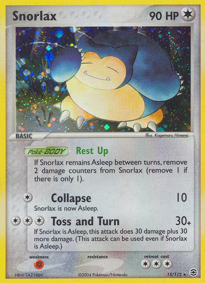 Snorlax (15/112) [EX: FireRed & LeafGreen] | Clutch Gaming