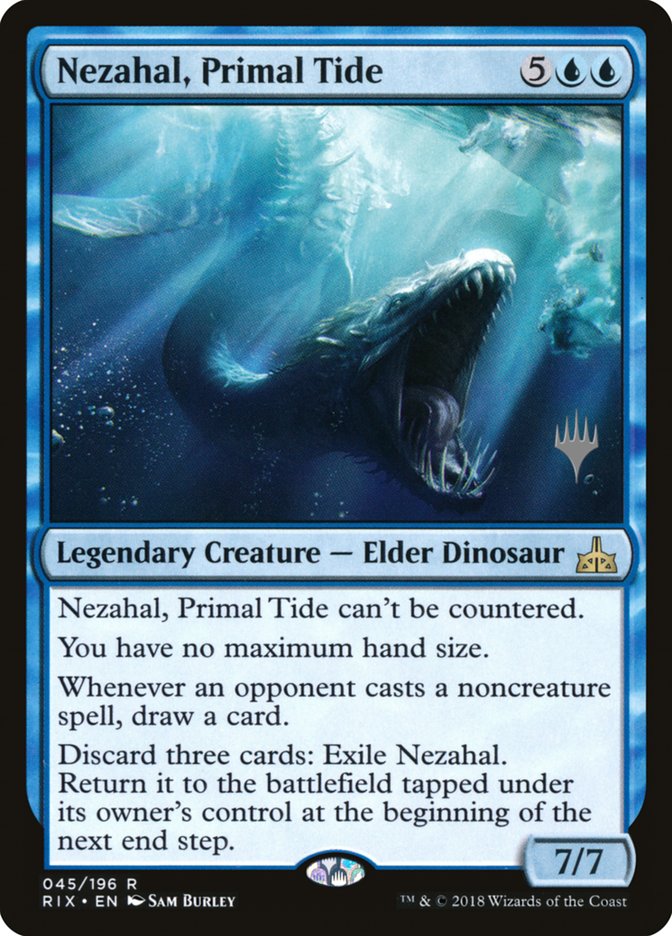 Nezahal, Primal Tide (Promo Pack) [Rivals of Ixalan Promos] | Clutch Gaming