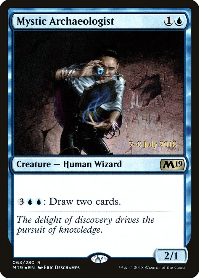 Mystic Archaeologist [Core Set 2019 Prerelease Promos] | Clutch Gaming