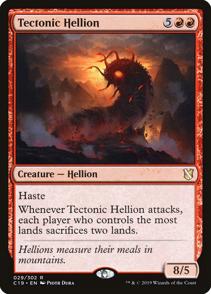 Tectonic Hellion [Commander 2019] | Clutch Gaming