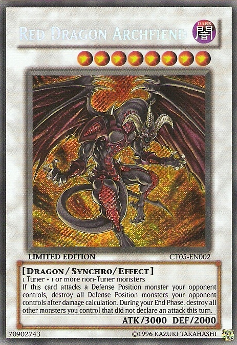 Red Dragon Archfiend [CT05-EN002] Secret Rare | Clutch Gaming