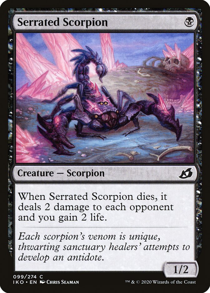 Serrated Scorpion [Ikoria: Lair of Behemoths] | Clutch Gaming