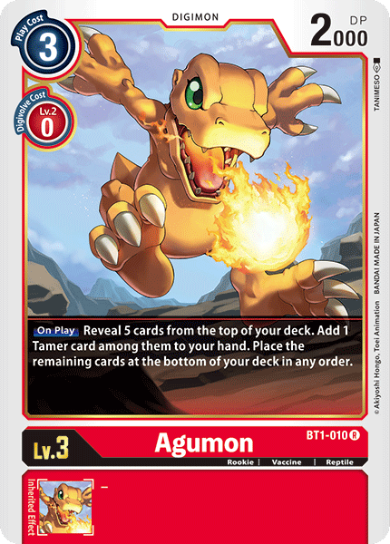 Agumon [BT1-010] [Release Special Booster Ver.1.0] | Clutch Gaming