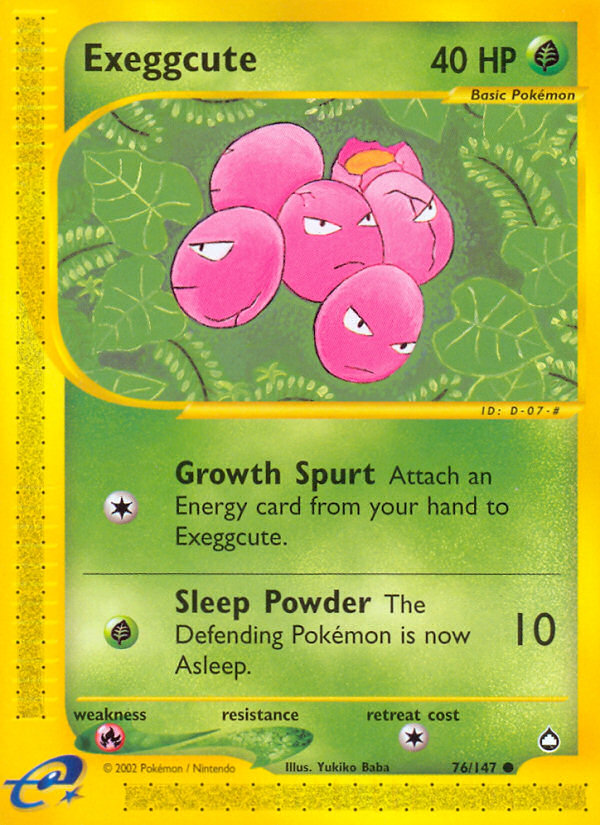 Exeggcute (76/147) [Aquapolis] | Clutch Gaming