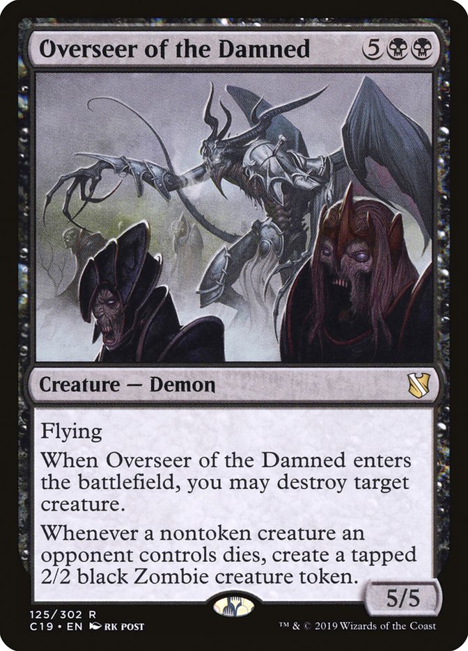 Overseer of the Damned [Commander 2019] | Clutch Gaming