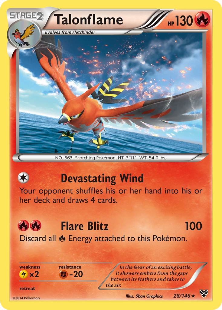 Talonflame (28/146) [XY: Base Set] | Clutch Gaming