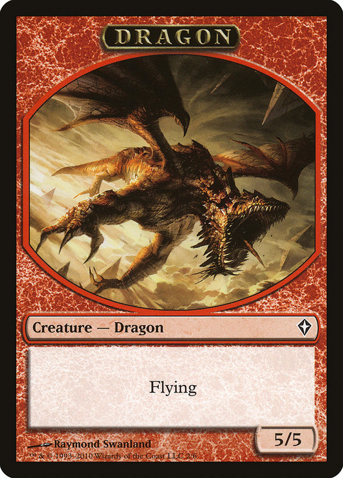 Dragon Token [Worldwake Tokens] | Clutch Gaming