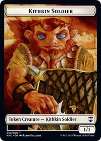 Kithkin Soldier // Pegasus Double-Sided Token [Kaldheim Commander Tokens] | Clutch Gaming