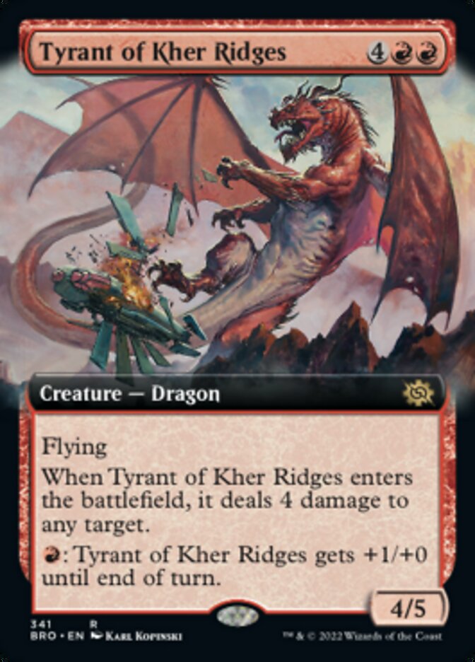 Tyrant of Kher Ridges (Extended Art) [The Brothers' War] | Clutch Gaming