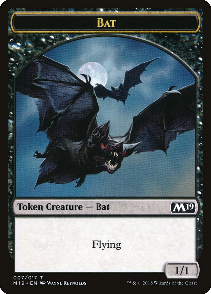 Bat Token [Core Set 2019 Tokens] | Clutch Gaming