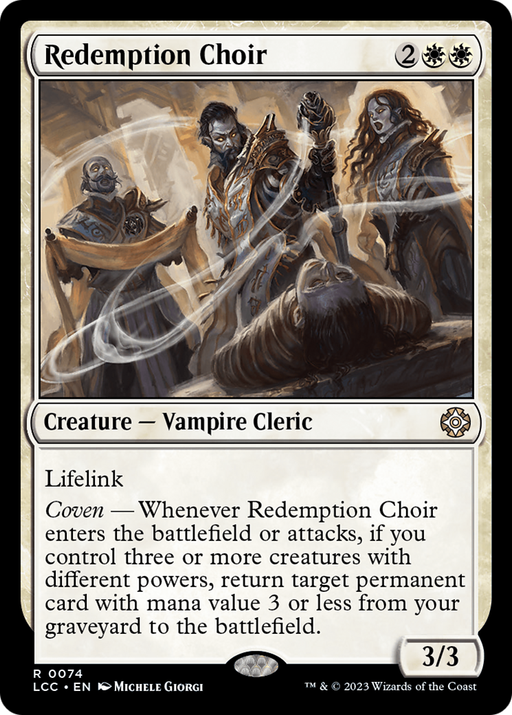 Redemption Choir [The Lost Caverns of Ixalan Commander] | Clutch Gaming