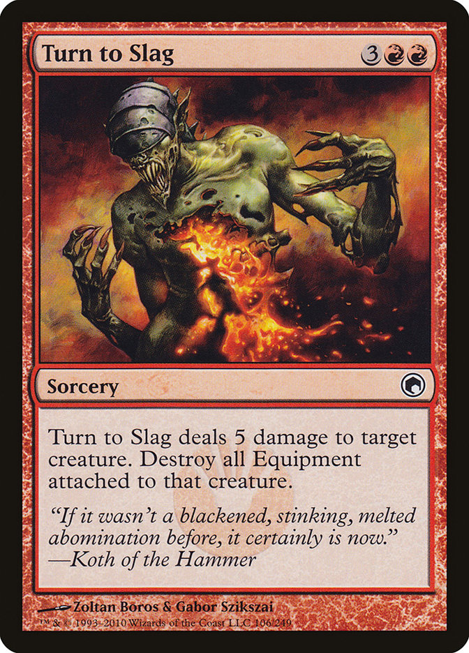 Turn to Slag [Scars of Mirrodin] | Clutch Gaming