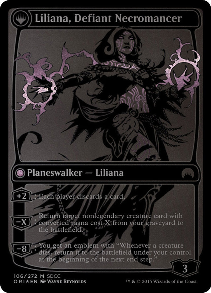 Liliana, Heretical Healer // Liliana, Defiant Necromancer [San Diego Comic-Con 2015] | Clutch Gaming