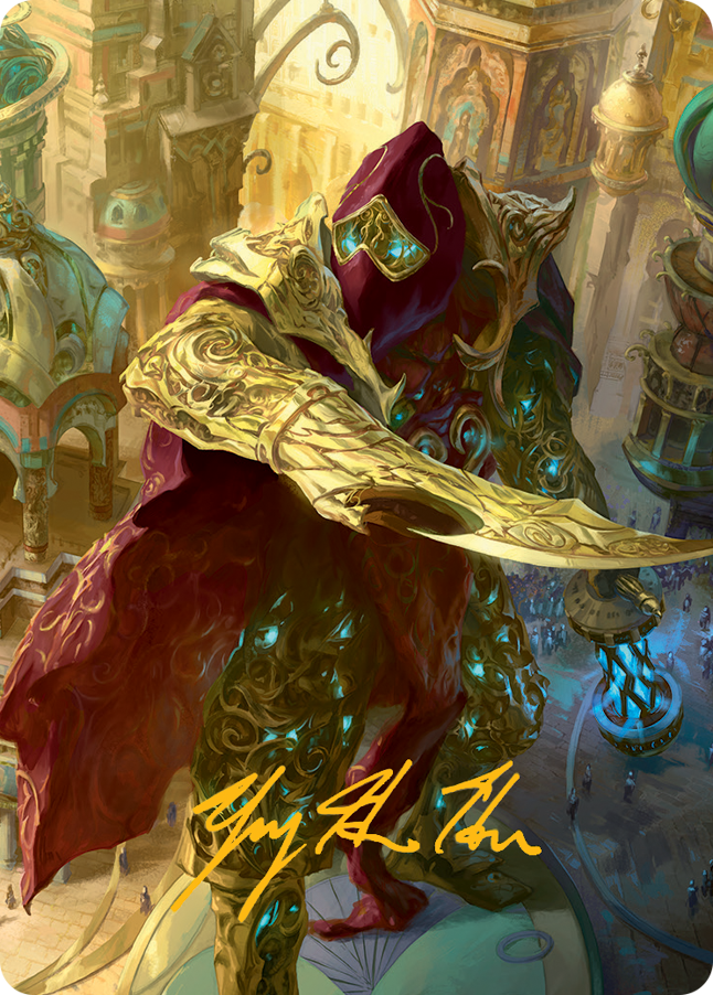 Baral, Chief of Compliance Art Card (Gold-Stamped Signature) [March of the Machine Art Series] | Clutch Gaming