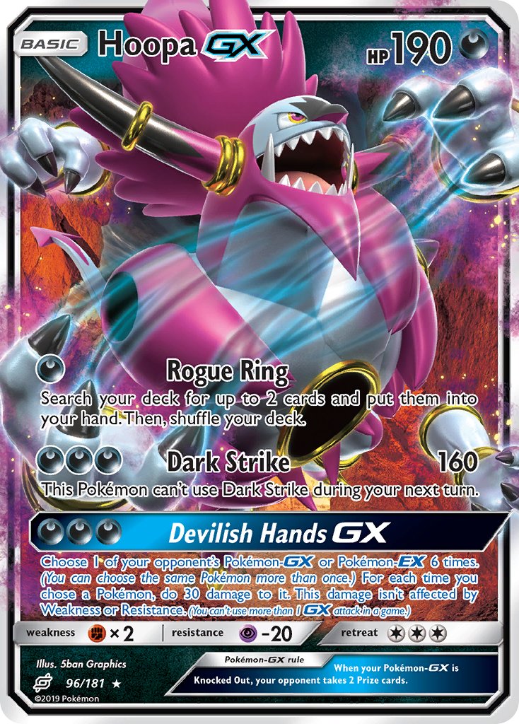 Hoopa GX (96/181) [Sun & Moon: Team Up] | Clutch Gaming