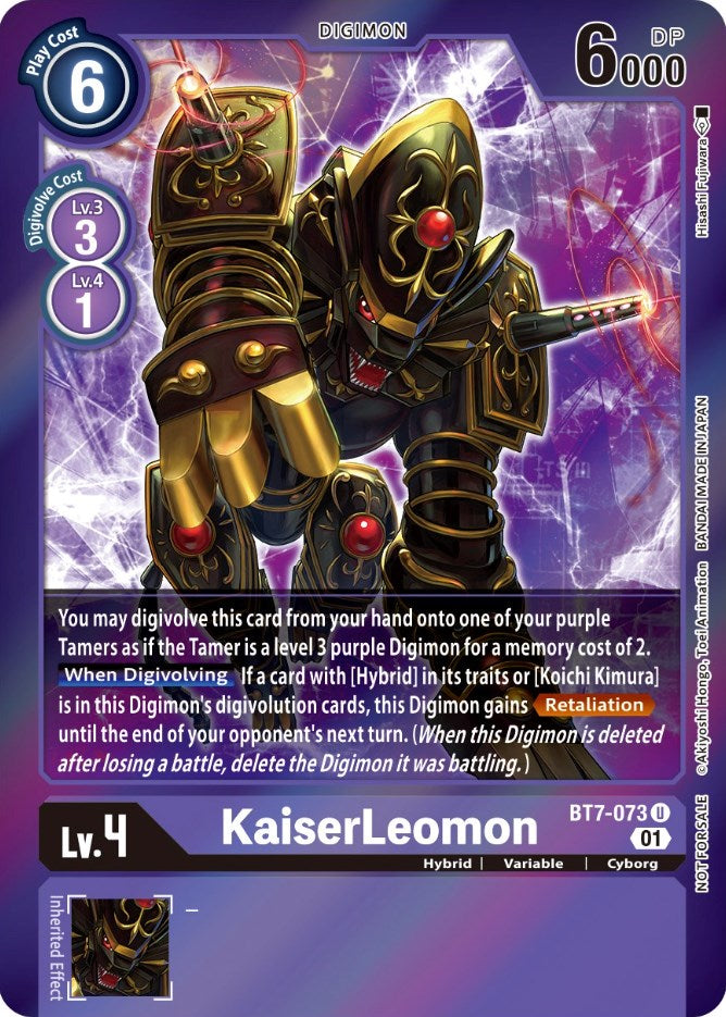 KaiserLeomon [BT7-073] (Event Pack 3) [Next Adventure Promos] | Clutch Gaming