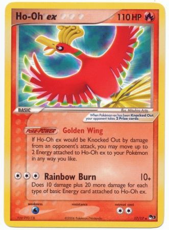 Ho-Oh ex (17/17) (Non-Holo) [POP Series 3] | Clutch Gaming