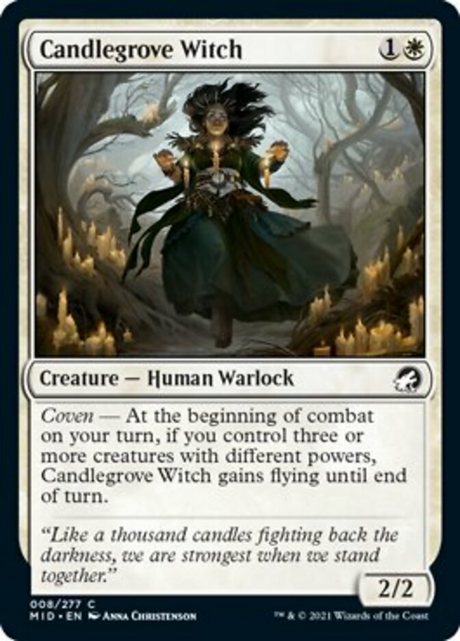 Candlegrove Witch [Innistrad: Midnight Hunt] | Clutch Gaming