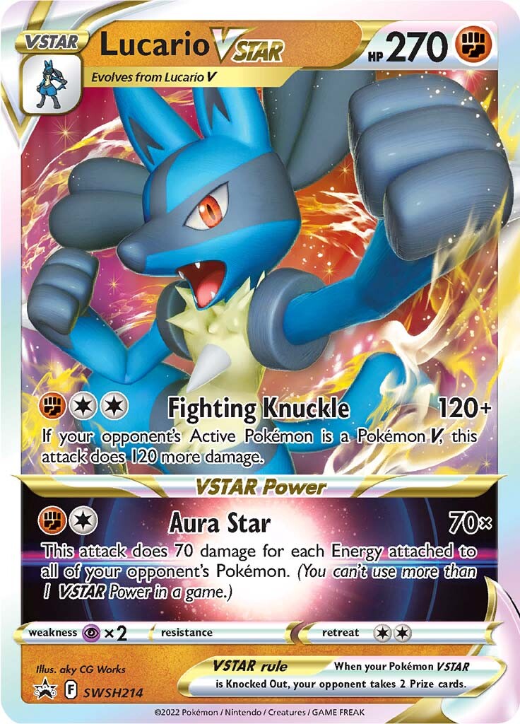 Lucario VSTAR (SWSH214) [Sword & Shield: Black Star Promos] | Clutch Gaming