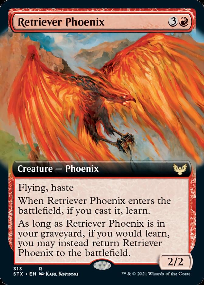 Retriever Phoenix (Extended Art) [Strixhaven: School of Mages] | Clutch Gaming