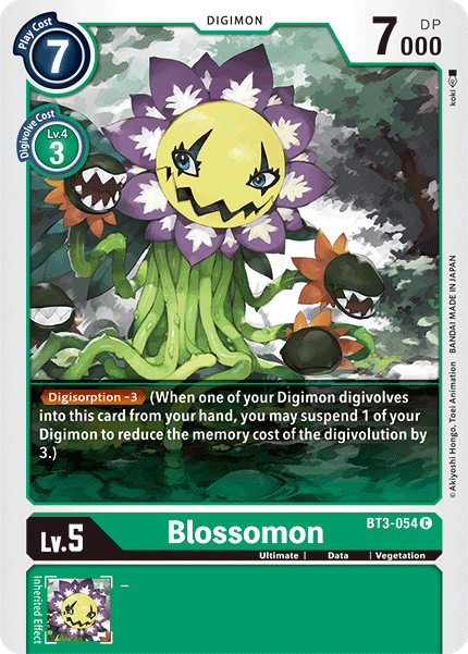 Blossomon [BT3-054] [Release Special Booster Ver.1.5] | Clutch Gaming