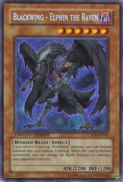 Blackwing - Elphin the Raven [CT06-ENS01] Secret Rare | Clutch Gaming