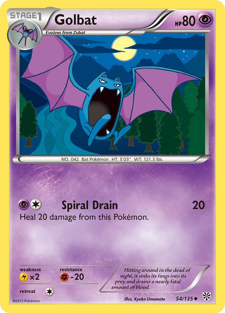 Golbat (54/135) [Black & White: Plasma Storm] | Clutch Gaming