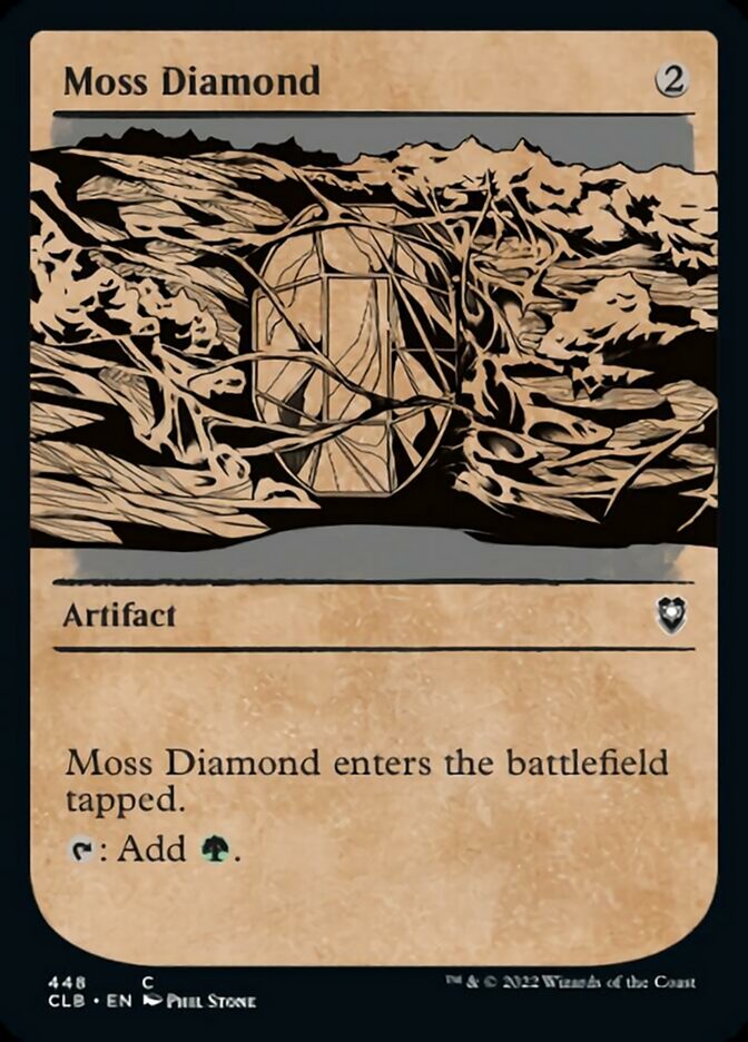 Moss Diamond (Showcase) [Commander Legends: Battle for Baldur's Gate] | Clutch Gaming