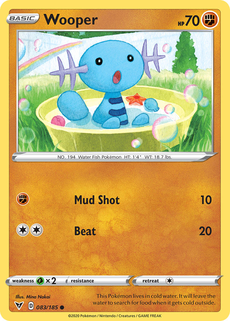 Wooper (083/185) [Sword & Shield: Vivid Voltage] | Clutch Gaming