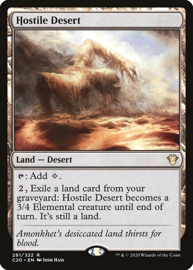 Hostile Desert [Commander 2020] | Clutch Gaming