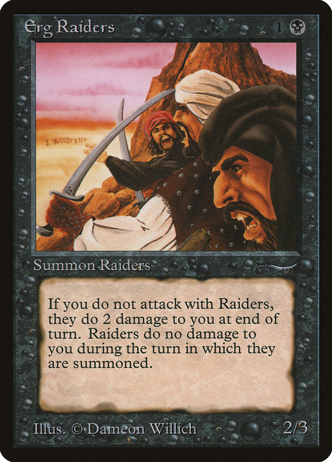 Erg Raiders (Dark Mana Cost) [Arabian Nights] | Clutch Gaming