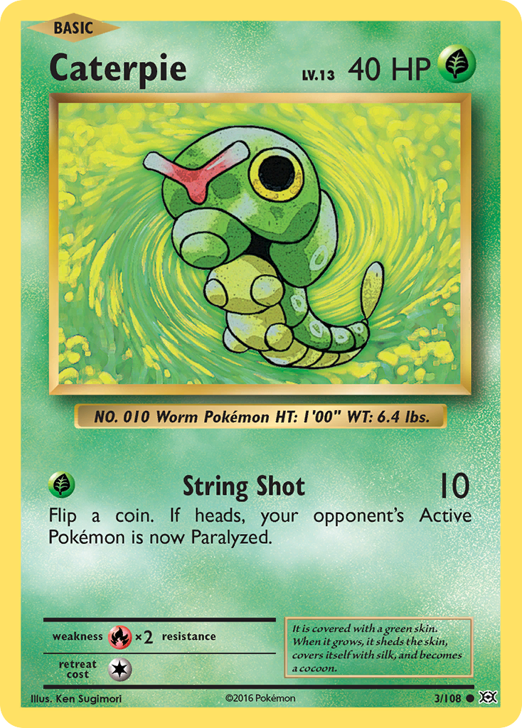 Caterpie (3/108) [XY: Evolutions] | Clutch Gaming