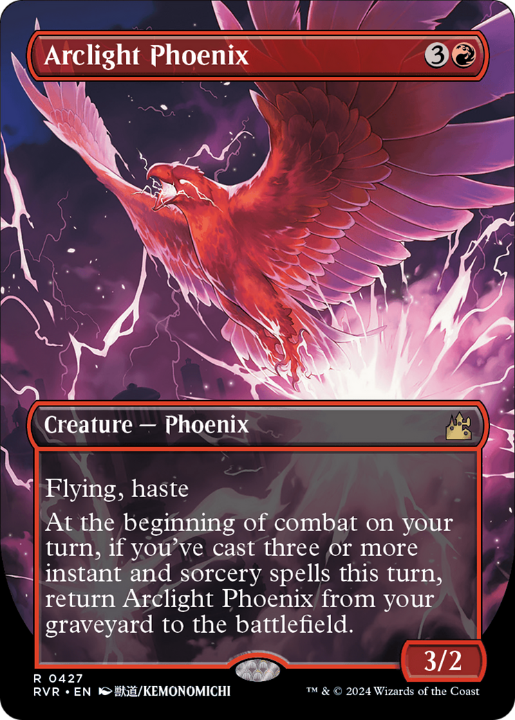 Arclight Phoenix (Anime Borderless) [Ravnica Remastered] | Clutch Gaming