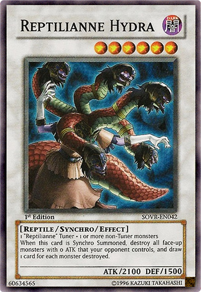 Reptilianne Hydra [SOVR-EN042] Super Rare | Clutch Gaming