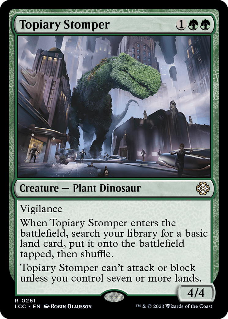 Topiary Stomper [The Lost Caverns of Ixalan Commander] | Clutch Gaming