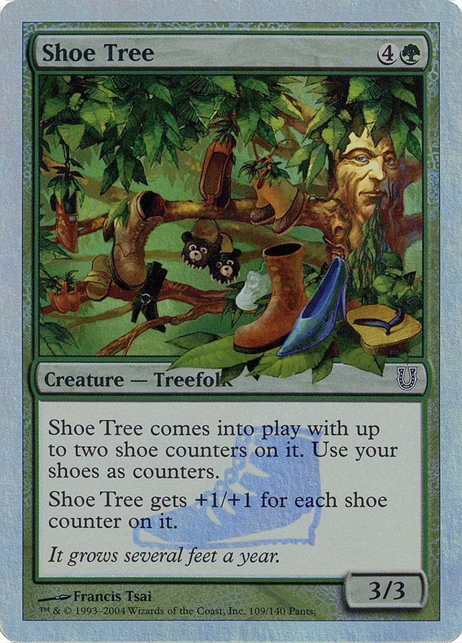 Shoe Tree (Alternate Foil) [Unhinged] | Clutch Gaming